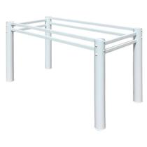 Base Mesa Julia Tubolar 1,03x0,62 branca
