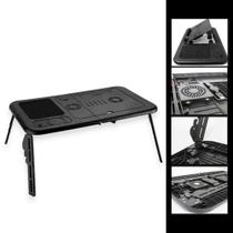 Base Mesa Notebook Até 15,4 Polegadas Articulada Dobravel 2 Coolers Cama Mesa MTN-888 894