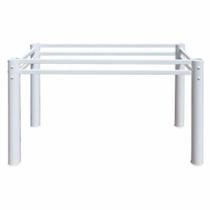 Base Mesa Rafaela Tubolar 1,34x0,62x0,75 Branca