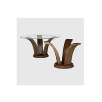 Base Mesa Redonda Angra 3 Pontas Sem Vidro - Tommy Design