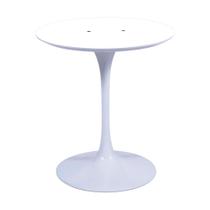 Base Mesa Saarinen Tulip Jantar Redonda Branca - 90 a 107cm