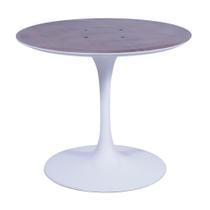 Base Mesa Tulip Jantar Redonda Branca - 124 A 150cm