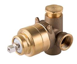 Base misturador monocomando para banheira ou chuveiro baixa pressão alta vazão 3/4" docol