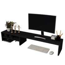 Base Monitor Suporte Monitor Gamer Madeira Organizador Mesa Tela Escritório Base Monitor Suporte Monitor Gamer Madeira Organizador Mesa Tela Escritório