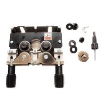 Base Motor Tracionador Duplo Arame Mig 4 Roldanas Ômega