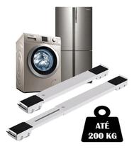 Base Móvel Rodinhas: Suporte Geladeira, Máquina E Fogão Base Móvel Rodinhas: Suporte Geladeira, Máquina E Fogão