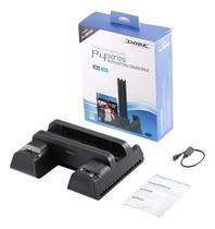 Base Multifuncional Cooler Console Compatível Ps4 Slim E Pro