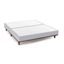 Base Nacional Box King 193x203x15cm Cinza