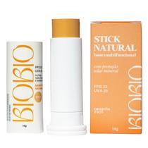 Base Natural em Bastão Multifuncional com Cor e Protetor Solar Fps33 - Tom 300 Cor Castanha - BioBio Base Natural em Bastão Multifuncional com Cor e Protetor Solar Fps33 - Tom 300 Cor Castanha - BioBio