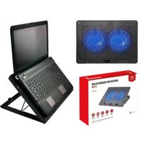 Base Notebook Suporte 15,6 Nbc-50Bk C3Tech 2 Coolers Led