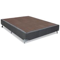 Base Orthotel Luxo Casal 138x188x24cm Ortobom Cinza/Grafite Base Orthotel Luxo Casal 138x188x24cm Ortobom Cinza/Grafite