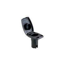 Base oval de 2 pinos para poste angular Attwood 91022-7 - preta