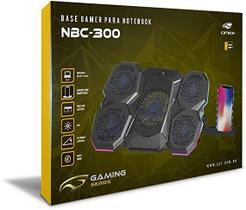 Base p/notebook 17,3 gamer nbc-300bk c3tech - C3TECH