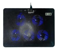 Base Pad Com 5 Coolers Para Notebook Laptop