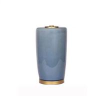 Base Para Abajur Ceramike Azul 32cm 40w E27 - Hr004 - Bella