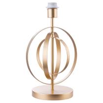 Base Para Abajur Monde Dourado 40cm E27 40w - Gl004g - Bella - BELLA ILUMINAÇÃO