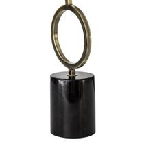 Base para abajur tarsila dourado e preto (c)14cm (l)14cm (a)55.5cm 1xe27 40w - gl008 - Bella Iluminação