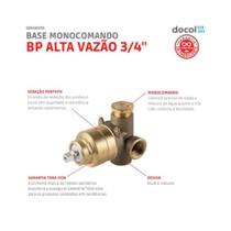 Base para banheira e chuveiro monocomando dn20 - 3/4"- docol