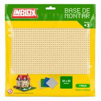 Base para Blocos de Montar 32x32 Pontos 25,5x25,5cm Compatível com Blocos Clássicos e Nano Blocos Placa Base de Construção Infantil Base para Blocos de Montar 32x32 Pontos 25,5x25,5cm Compatível com Blocos Clássicos e Nano Blocos Placa Base de Construção Infantil