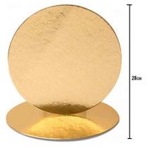 Base Para Bolo 28cm Ouro - PITPRATOS