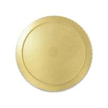 Base para Bolo Cake Board Redondo - Com 10 un Cor do pacote:Ouro - 28cm