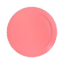 Base para Bolo Cake Board Redondo Rosa - 24cm - 1 unidade - Rizzo