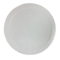 BASE PARA BOLO CAKEBOARD REDONDO ULTRAFEST PAPELÃO BRANCO - 21cm - KIT C/10