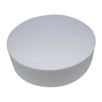 Base Para Bolo Falso Isopor Redondo 250X080Mm 1Und Styroform