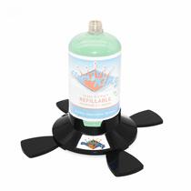Base para botijão de propano Flame King YSN1LBB para cartuchos de 1 lb e 0,5 lb