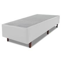 Base Para Box Sommier Solteirão 97x203x34cm Branco - BF Colchões
