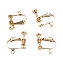 Base Para Brincos De Clipe De Orelha Em Latão 15x13mm, 10 Peças, Para Fabricação De Joias DIY Base Para Brincos De Clipe De Orelha Em Latão 15x13mm, 10 Peças, Para Fabricação De Joias DIY