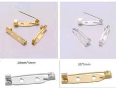 Base para Broche Niquel/Prata