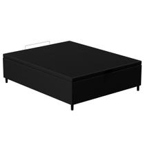 Base para Cama Box Baú Casal 138x188cm Hit I02 Corano Preto - Mpozenato