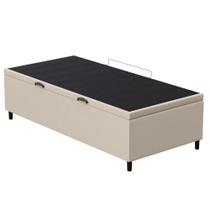 Base para Cama Box Baú Solteiro 88x188cm Hit I02 Corano Bege - Mpozenato