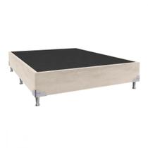Base para Cama Box Casal 138x188x28 Sued Bege Portobel Base para Cama Box Casal 138x188x28 Sued Bege Portobel