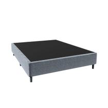 Base para Cama Box Casal Celine (40x138x188) Cinza