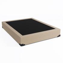 Base para Cama Box Casal Joe Linho (36x138x188) Bege