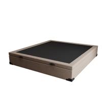 Base para Cama Box Casal Martin Premium com Baú Linho (47x138x188 cm) Cru