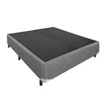 Base para Cama Box Casal Palermo (28x138x188) Cinza Base para Cama Box Casal Palermo (28x138x188) Cinza