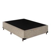 Base para Cama Box Casal Suede Reforçada 36x138x188