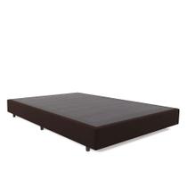 Base para Cama Box Casal Torvi Suede (35x138x188) Marrom Base para Cama Box Casal Torvi Suede (35x138x188) Marrom
