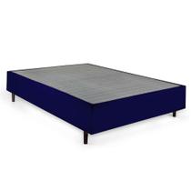 Base para Cama Box King Guldi (39x193x203) Azul e Cinza