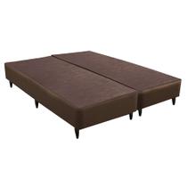 Base para Cama Box King Linen (23x186x198) Marrom