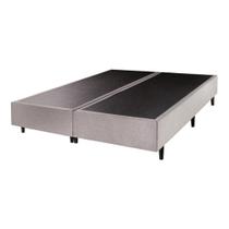 Base Para Cama Box Queen Cristalflex Dallas Linho 158x198x36cm Cinza Base Para Cama Box Queen Cristalflex Dallas Linho 158x198x36cm Cinza