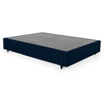 Base para Cama Box Queen Guldi com Guarda Objetos Azul Base para Cama Box Queen Guldi com Guarda Objetos Azul