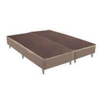 Base para Cama Box Queen Linen (23x158x198) Bege