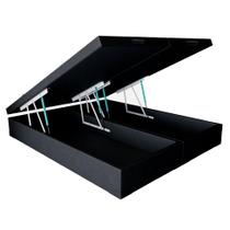 Base para Cama Box Queen Macy com Baú (45x158x198) Preta