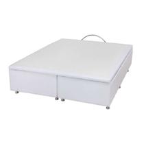 Base para Cama Box Queen Physical com Baú (39x158x198) Branca Base para Cama Box Queen Physical com Baú (39x158x198) Branca