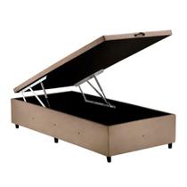 Base para Cama Box Solteiro com Baú p/ Colchão 88cm S. Design