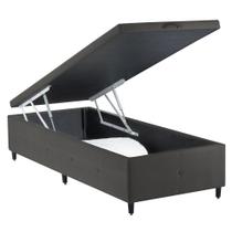 Base para Cama Box Solteiro com Baú p/ Colchão 88cm S. Design Base para Cama Box Solteiro com Baú p/ Colchão 88cm S. Design